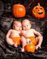 Wendy and Holly's kids ready for Halloween