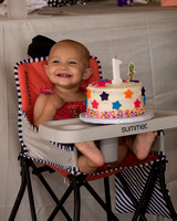 Aria 1st Birthday and girls Cap and Gown