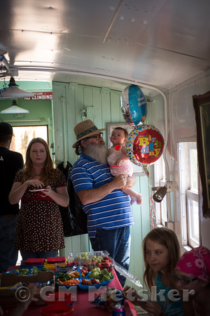 Hunter's 3rd Birthday at Perris Railroad Museum